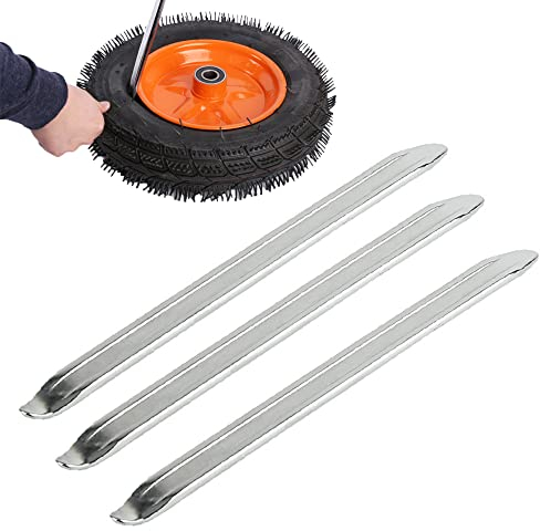 ERFGT 3 PCS Leva Pneumatici, 16 Attrezzo per Montaggio Pneumatici, Leva smontagomme, Cucchiaio per Pneumatici, 40cm Leva per Pneumatici in Metallo, per Moto, Bici, Auto