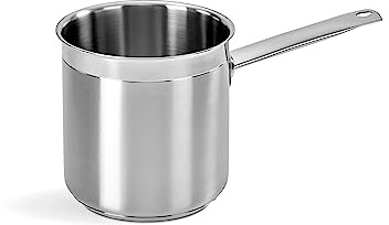 Barazzoni Professional, Milkpot ø14 cm, acciaio inox 18/10, capacità 2,25 l, induzione, made in Italy