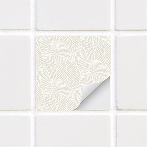 Alwayspon Autocollant en vinyle imperméable, autocollant de carrelage à décoller et coller, autocollant de crédence auto-adhésif pour cuisine, salle de bain, salon, autocollant mural style Boho