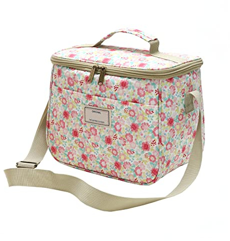 Nanxson Sac-repas isotherme de 7,5 L, grand sac isotherme imperméable | Boîte à repas grande contenance (7,5 L) avec bandoulière réglable, pour hommes et femmes, pour le bureau ou la plage