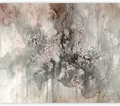 murando Fototapete Premium-Vlies Abstrakt 350x256cm Foto Tapete Schlafzimmer Wohnzimmer Vliestapete XXL Wandtapete Motivtapeten Bildtapete 3d Effekt Wand Dekoration Flur Baum Natur Blumen b-C-0812-a-a