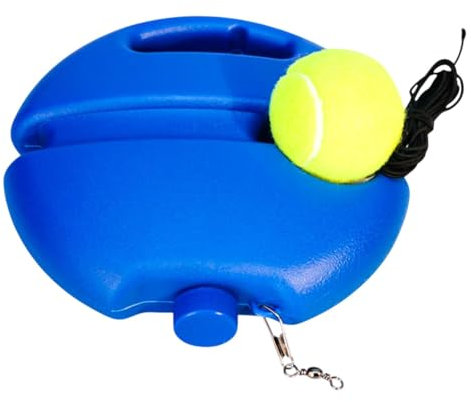 Generisch Tennis-Trainer Tennistrainer Set Trainer Baseboard Set Tennistrainer Gummiband Übungsball Selbststudium Tennis Übungstraining Tool Für Erwachsene Kinder Spieler Anfänger