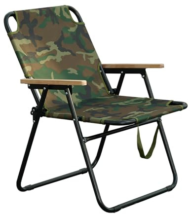 TerraVibe Camping Stuhl, Klappsessel, Strandstuhl, Angelstuhl Faltbar, Klappstühle Gepolstert, Karpfenstuhl, Angel Stuhl, Campingstuhl Klappbar Perfekt für Angeln, Picknick, Camping