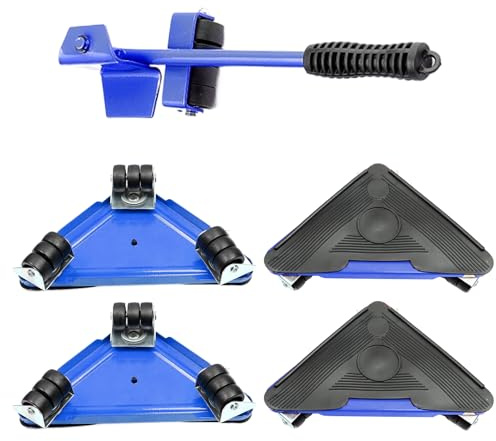 Zunishaone Rapporteurs de meubles à roulettes, transport de meubles à roulettes, déménagement de meubles haute résistance, plateforme de roulement pour meubles avec rotation à 360°, transport