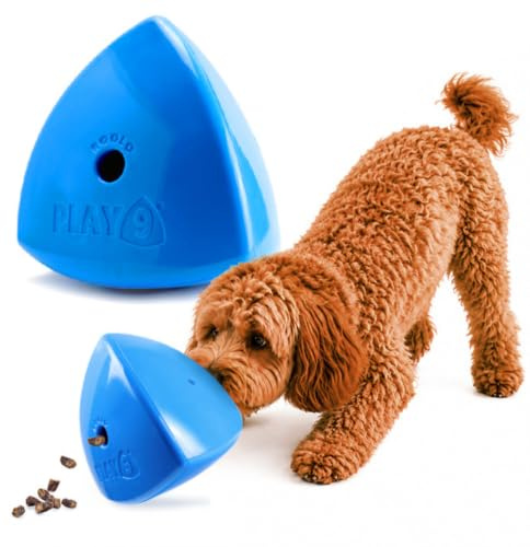 PLAY9 Roolo Dog Treat Dispenser Toy - Interactive Enrichment & Puzzle Feeder for Dogs - Durable Slow Feeder for Mental Stimulation, Boredom Relief & Reward-Based Play