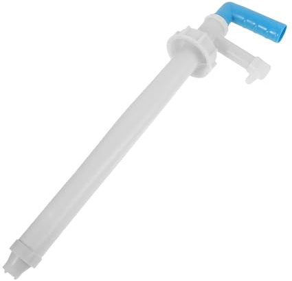 Warmhm Pompe à Miel pour Remplir de Petites Bouteilles Manuelle en Plastique Blanc , Réutilisable et Pratique pour L'apiculture Domestique