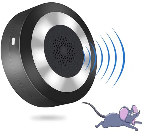 Maus Vertreiber Ultraschall + Elektromagnetische Mäuseabwehr Indoor Elektronischer Plug-in Rattenabwehr gegen Mäuse mit Nachtlicht ohne Chemie und Mäusefalle Sicher für Menschen und Haustiere