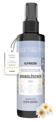 alphazoo Prurito gatto estintore 250 ml – Spray anti-prurito & spray contro graffi, prurito & hotspot – Spray delicato per la cura della pelle dopo acari, allergie e acari dell'erba – Cura del pelo