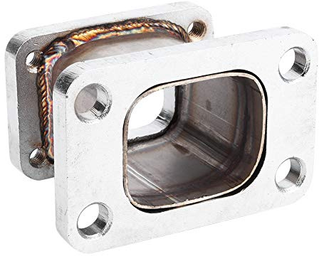 Tbest Adaptador Brida de de Acero Inoxidable Turbo Turbo Válvula de Desecho Externa T25 T2 a T3 para la Actualización de Rendimiento Múltiple