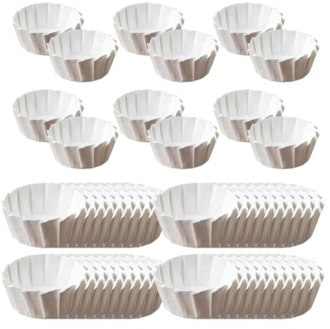 Cajas De Mollete, 50 Piezas De Papel Resistente Al Para Aire Fryer | 10/15/20 Cm Reutilizable Antiadherente Cajas Para Magdalenas - Para Moldes De Aire Fryer Cocina Casa