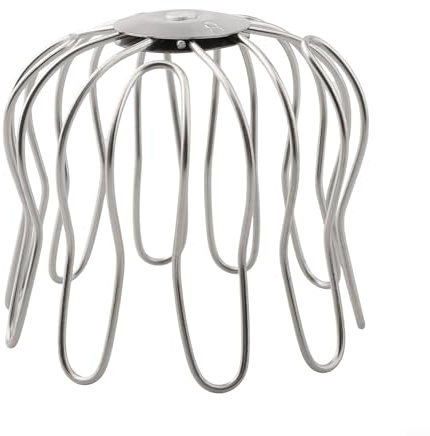 Filtro per grondaie in acciaio inox, per tubi di pioggia, grondaie, pavimenti, scarichi del balcone, per mantenere i pluviali liberi da foglie e detriti (75-85 mm)