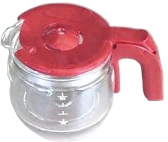 Kompatibel For Delonghi, ICM14011, Filterkaffeemaschine, Rote Kaffeekanne, Kaffeetasse, Rote Glaskanne