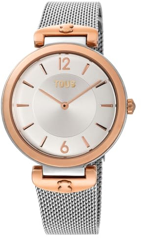 TOUS Watches s-Mesh Reloj para Mujer Analógico de Cuarzo con Brazalete de Acero Inoxidable 700350285