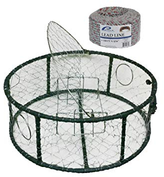 Promar TR-830C1 76,2 cm Edelstahl-Krabben-Topf mit 30 m Führungsschnur