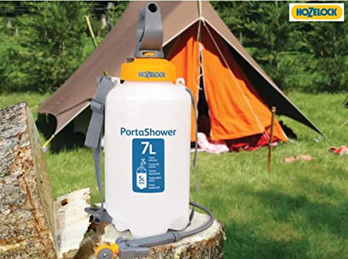 Hozelock Porta Shower Compact Portable Shower Camping and Caravanning 7L HOZ4140