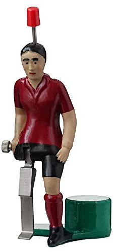 Tip-Kick Pro-Kicker CL Liverpool I Joueur Original pour Petits et Grands I Plaisir de Jeu avec la Figurine de Football I Accessoires I Maillot Rouge