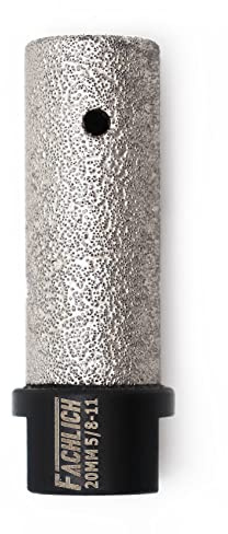 FACHLICH 20mm Diamond Milling Bits for Porcelain Ceramic Marble Granite Existing Holes Enlarging Shaping
