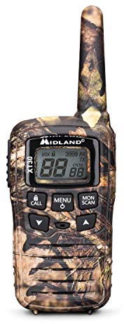 Midland XT30 PMR446-Funkgerät für Einsteiger mit Akku und Ladekabel, C1177.03, Walkie Talkie mit hervorragender Sprachqualität in Tarnfarben