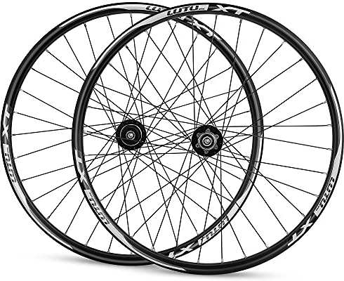 Generic Mountainbike Scheibenbremse Laufradsatz 26 27,5 29 MTB Räder QR Schnellspanner 32H Fahrradfelge Kassettennabe für 7/8/9/10/11/12 Geschwindigkeit 2015