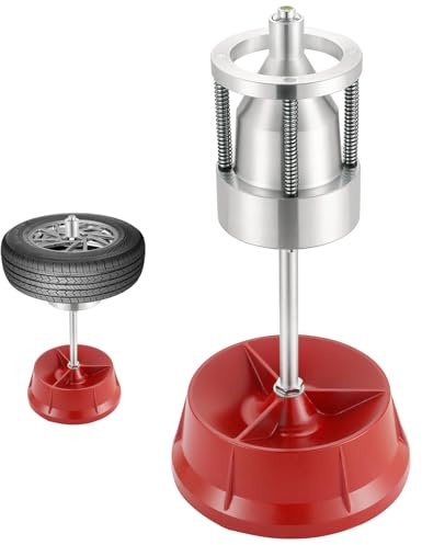 Acymner Equilibrador portátil de Burbujas | Equilibrador de neumáticos de Rueda de bujes Resistentes con Nivel de Burbuja, máquina equilibradora de neumáticos para Llantas, Coches, Camiones Ligeros,