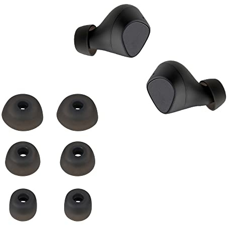 kwmobile 6X Polster kompatibel mit Jabra Elite 3-3 Größen - Silikon Ohrstöpsel In-Ear Kopfhörer