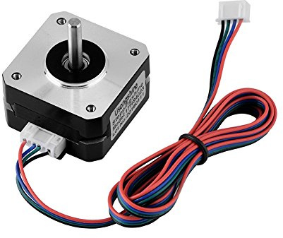 Topiky Motores de Impresora 3D, Motor Paso a Paso de Accesorios de Impresora 3D Motor Paso a Paso de Extrusora de 42 * 42 * 23 Mm con un Cable de Conexión de 100 Cm para Impresora 3D
