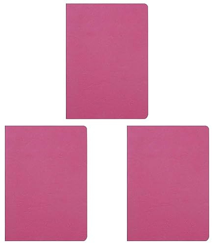 Clairefontaine 733002C Heft AgeBag (DIN A4, 21 x 29,7 cm, blanko, ideal für Ihre Notizen und Zeichnungen, 48 Blatt) 1 Stück rot (Packung mit 3)