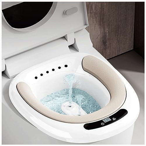 Elettrico Bidet per WC , Elettrico, Doppio Sciacquone Bidet Portatile per WC Anti-Trabocco, Display Della Temperatura Bidet per WC Camper per Il Recupero Delle Emorroidi, Infiammazione Vaginale/Anale