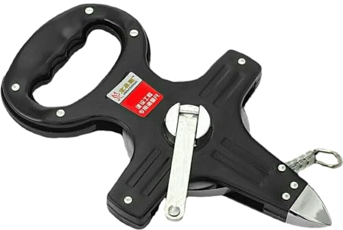 Offenes Rollbandmaß | Fiberglas-Maßband | Handkurbel-Maßband, Sportfeld-Maßband, robustes Maßband, Langstreckenbandmaß für Sportplatz, Outdoor