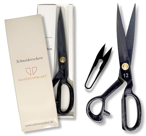 Grands ciseaux professionnels pour tissu (30,5 cm) et séparateurs (robustes, adhérents, de qualité)