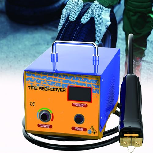 FJYAWEN Reifenreparaturset, 1000-W-LKW-Reifenmaschine mit doppelter Breite von 3 mm/5 mm, 220 V, für Pkw und LKW, Renovierung gebrauchter Reifen.