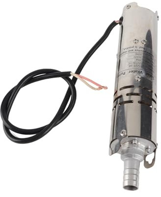 Submersible Pump, Submersible Pump 12V Solar DC Deep-Well Kit Brushless Large Permanent Magnet Electric Built‑in Sump Pumps (S123T-30)