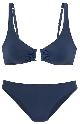 s.Oliver dam bustier-bikiniset i mörkblått, Mörkblå, 42 / C