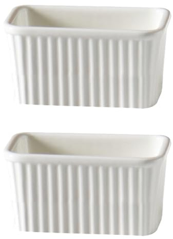TAMUME Fuente rectangular de cerámica para hornear, apta para horno, microondas y freidora de aire, parte inferior antideslizante sin esmaltar