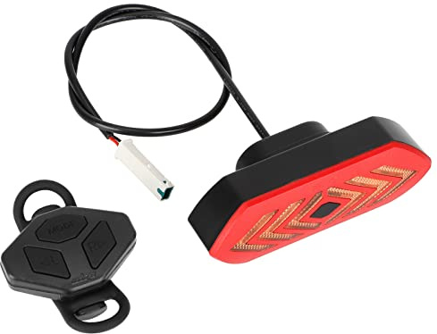 Elektroroller Rücklicht mit Blinkern Kabellose Fernbedienung Scooter Rücklicht Sicherheitswarnung Rücklicht Bremslicht für Xiaomi Elektroroller