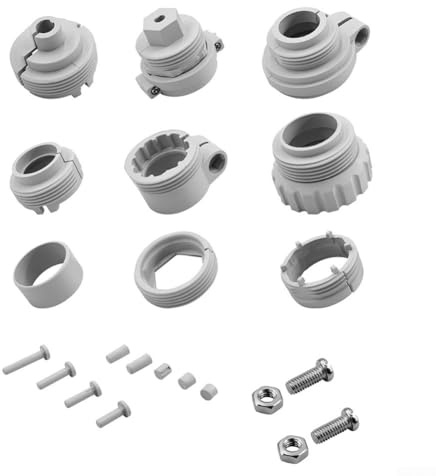 TRV Adattatore Valvola Connettore M30 x 1,5 e M28 x 1,5 Compatibile con RA RAVL Caleffi Radiatore Valvole di Controllo della Temperatura Accessorio Sistema di Riscaldamento Termostatico, Confezione da