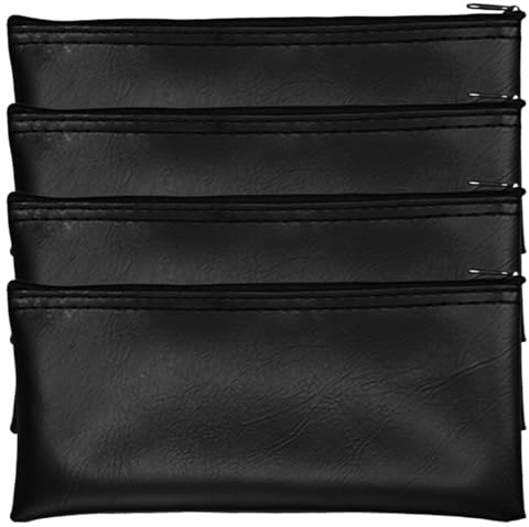 Ciieeo 4 Pcs Microphone Storage Bags Wear-Resistant Mic Pouches with Zipper Portable Mic Carrying Case Compact Size for Travel Events