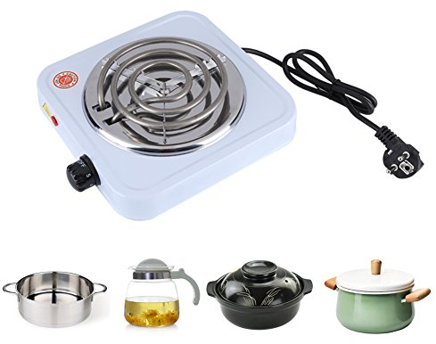 Plaque chauffante électrique, appareils de cuisson à plaque chauffante pour le chauffage de cuisine de cuisine électrique de 220V 1000W