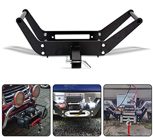 Pismire Winch Mounting Plate - 10 x 4 1/2 Size, Compatible with 1987-2006 Jeep Wrangler TJ/LJ/YJ