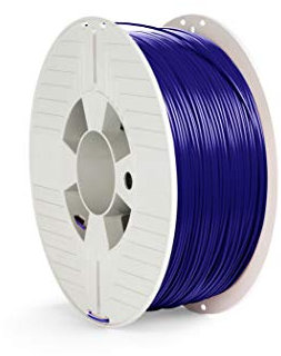 Verbatim PLA-Filament 3D-Druck, 1,75mm, 1kg, Hochleistungs-Polyactid-Filament zur Materialextrusion, für 3D-Drucker und 3D-Stift, 3D-Drucker-Filament aus PLA, 1 Spule 335m, blau