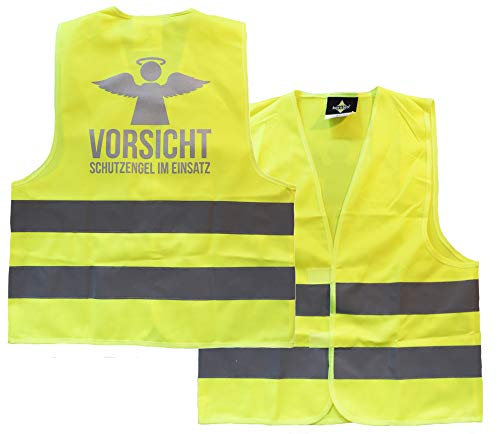 PICSonPAPER Gilet de sécurité pour enfant Motif ange gardien imprimé avec film réfléchissant