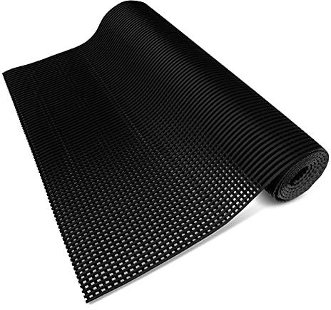 Floordirekt Poolmatte Untergrund Bodenschutzmatte Pool Unterlegmatte Outdoor Adria (120 x 50 cm, Schwarz)