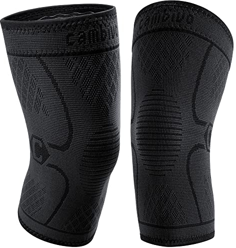 CAMBIVO Kniebandage Männer Damen X2, Bandage Knie hilfreich Erholung bei Meniskusriss, ACL und Arthritis, Kniebandage Meniskus für Laufen, Wandern, Joggen, Sport, Volleyball