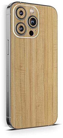Skins4u Schutzfolie Skin Cover Skins Design Folie Kratzerschutz kompatibel mit iPhone 14 Eiche