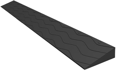 Tragbare Türschwellenrampen, Rampe Rollstuhl, Kunststofframpe zum Kehren von Roboterrollern und Fahrrädern (Color : D, Size : 100x13x6.5cm)