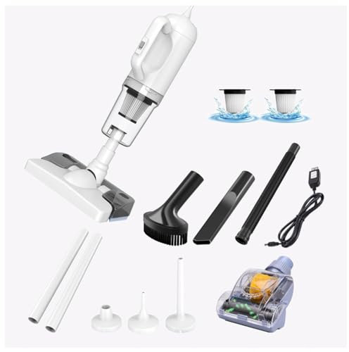 LRF-yxkj Lavapavimenti Senza Filo 5 in 1 Batteria Portatile Ricaricabile, Aspirapolvere Lavapavimenti Senza Fili per Pulizia Domestica/Capelli/Polvere/Lavapavimenti