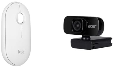 Logitech Pebble Mouse 2 & Acer FHD Conference Webcam