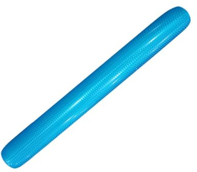 Okiyakusama Poolnudel Aufblasbare Schwimmnudel Badespaß Schwimmrolle PVC Tragbar Glatt Design Einfache Inflation für Erwachsene Outdoor, Blau