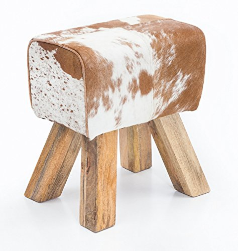 FineBuy Design Turnbock Sitzhocker 40 x 30 x 47 cm, Turnhocker Hocker Beistellhocker Fußhocker Bunt