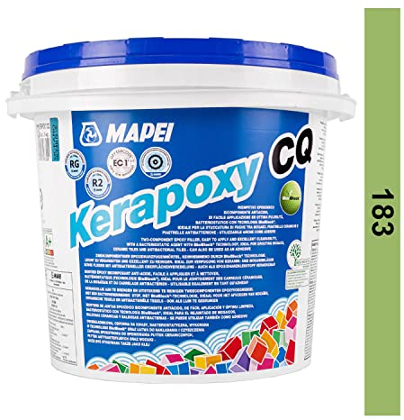KERAPOXY CQ MALTA EPOSSIDICA BICOMP. PER FUGHE KG. 3 MAPEI, COLORE LIME /183